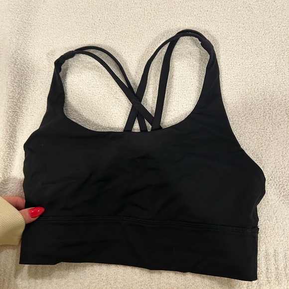 lululemon athletica Black Cross-Back Sports Bra - Picture 3 of 3